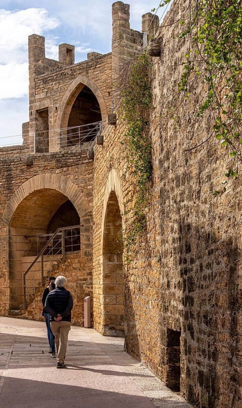 Medieval Walls, the city wall of Alcudia, Majorca, Spain