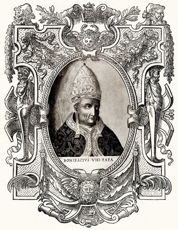Boniface VIII, was Pope from 1294 to his death in 1303
