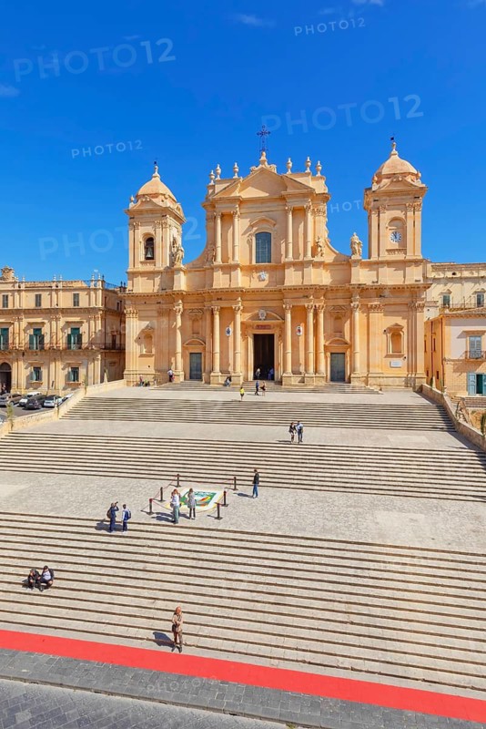 San Nicolò Cathedral, Noto, Noto Valley, Sicily, Italy