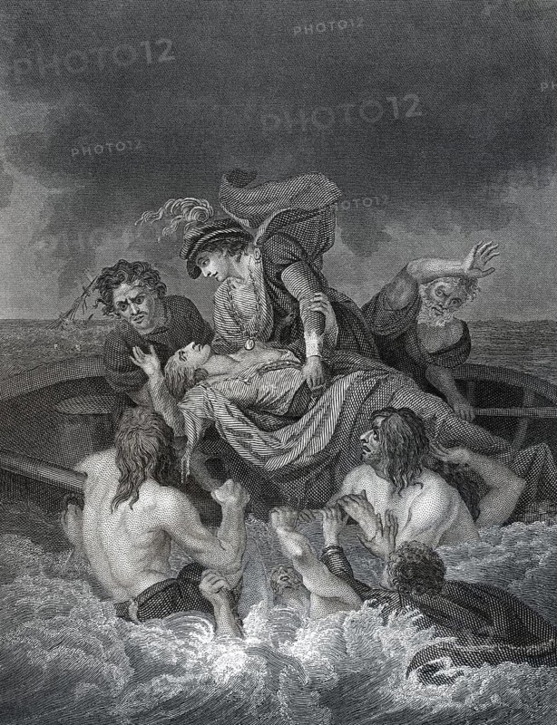 Tod von Wilhelm Adelin oder Ætheling, 1103-1120, dem Sohn von Heinrich I. von England, Tragödie von White Ship, 1120