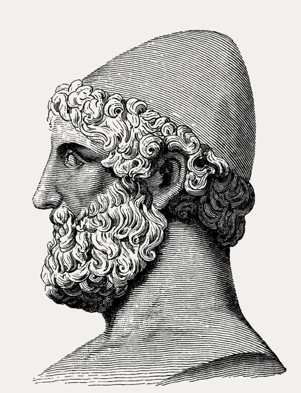 Hephaestus, the Greek god of blacksmiths, metallurgy, fire and volcanoes