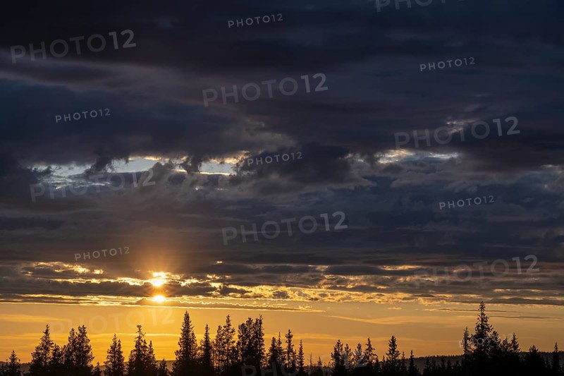 Evening mood, Gällivare, Norrbotten, Lapland, Sweden, June 2021
