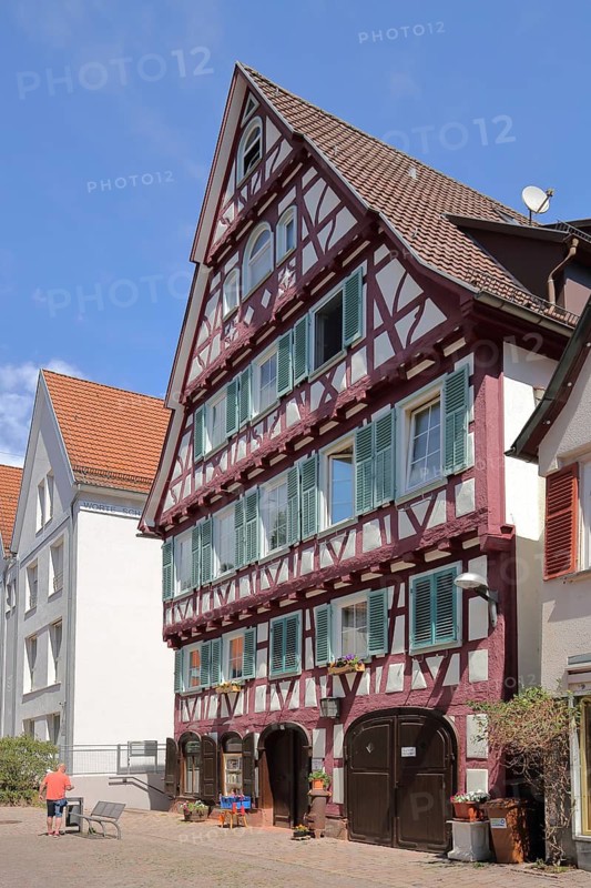 Fachwerkhau am Marktplatz, Calw, Nagoldtal, Northern Black Forest, Black Forest, Baden-Württemberg, Germany