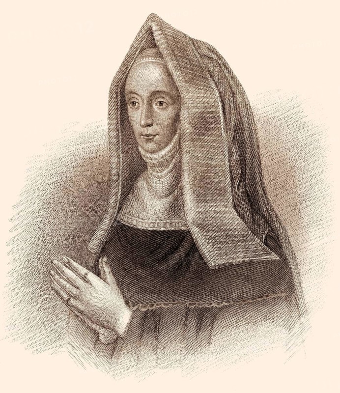 Margaret Beaufort, Gräfin von Richmond und Derby, 1443-1509, die Mutter von König Heinrich VII.