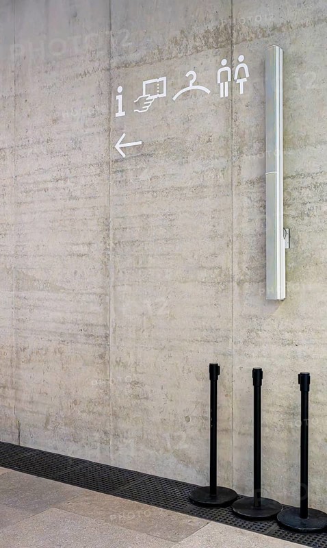 Interior view, James Simon Gallery with access to the Neues Museum, Berlin, Germany
