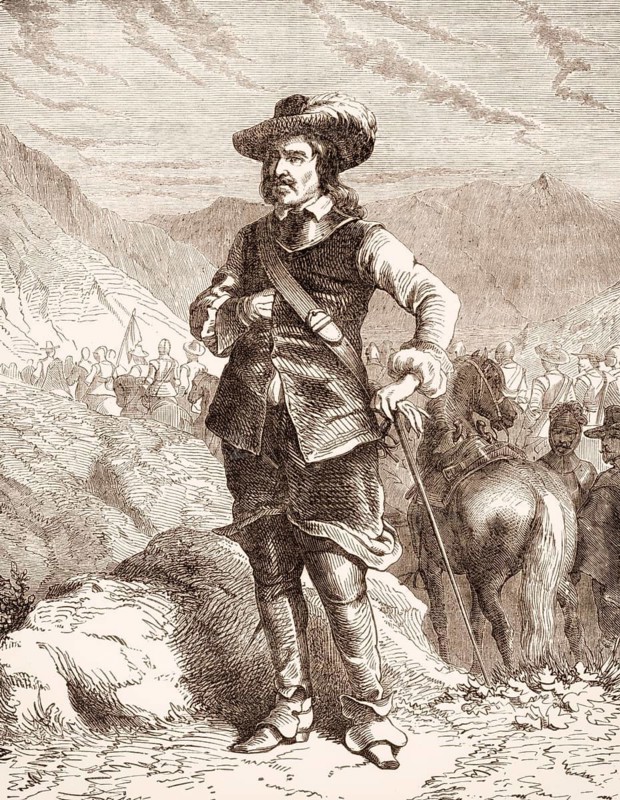Oliver Cromwell, 1599-1658, Lord Protector of England, Scotland and Ireland, commander of the parliamentary army