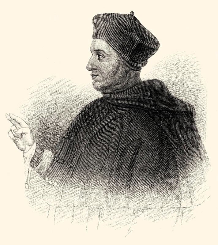 Thomas Wolsey oder Woolsey, ca. 1473-1530, englischer Politiker und Kardinal der römisch-katholischen Kirche