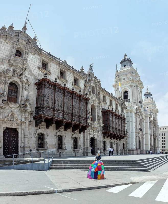 Archbishop's Palace, Plaza de Armas, Lima, Peru