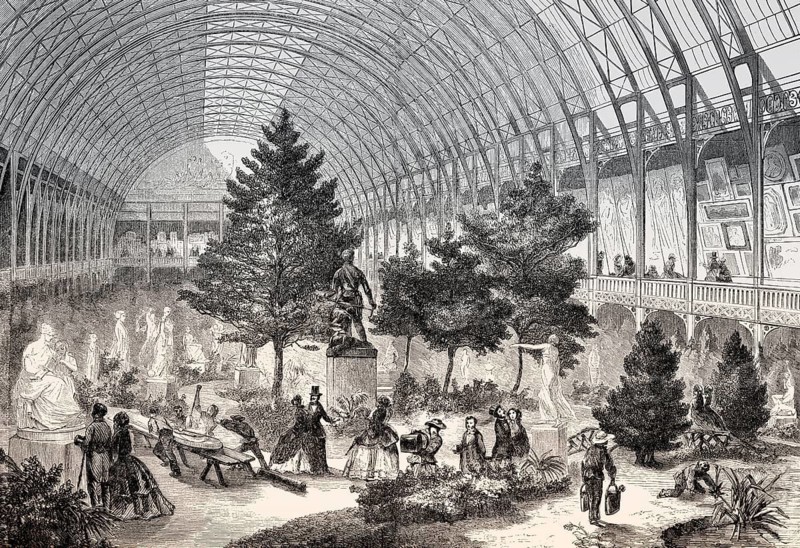 The Salon, the official art exhibition of the Académie des Beaux-Arts, Paris, France, 1857