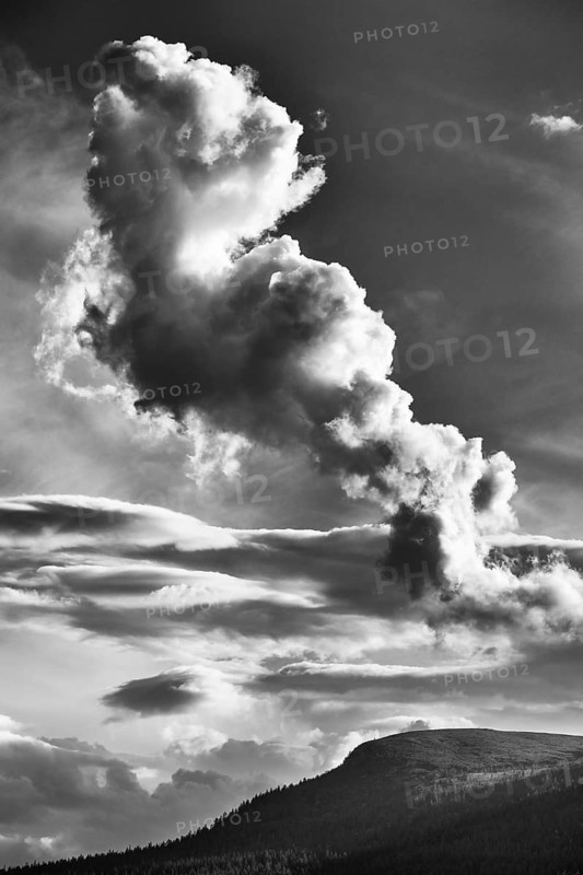 Cloud atmosphere, Alvdal Vestfjell, Hedmark, Innlandet, Norway, August 2025