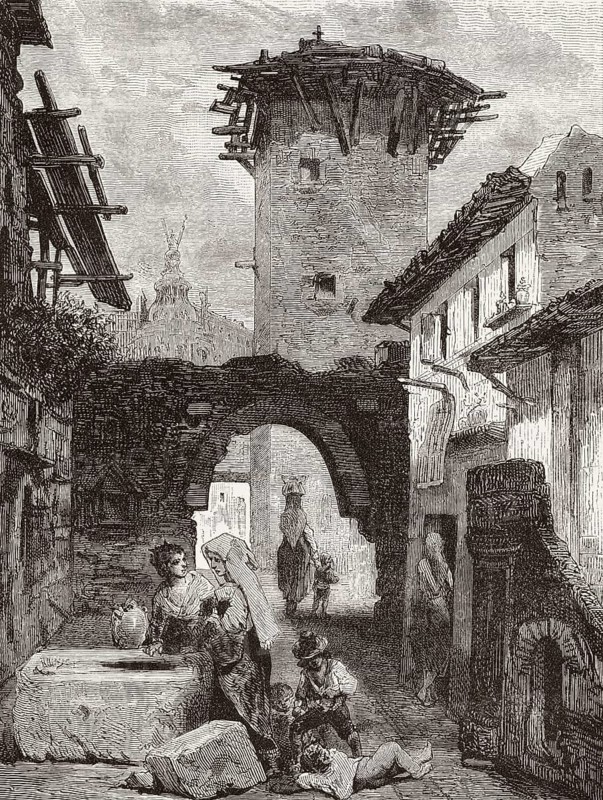 Anguillara Sabazia, Metropolitan City of Rome, Lazio, 19th Century
