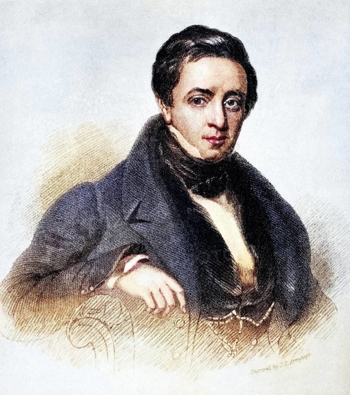 Sir Thomas Noon Talfourd, 1795-1854, English judge and author, Historical, digitally restored reproduction from a 19th century original, Record date not stated