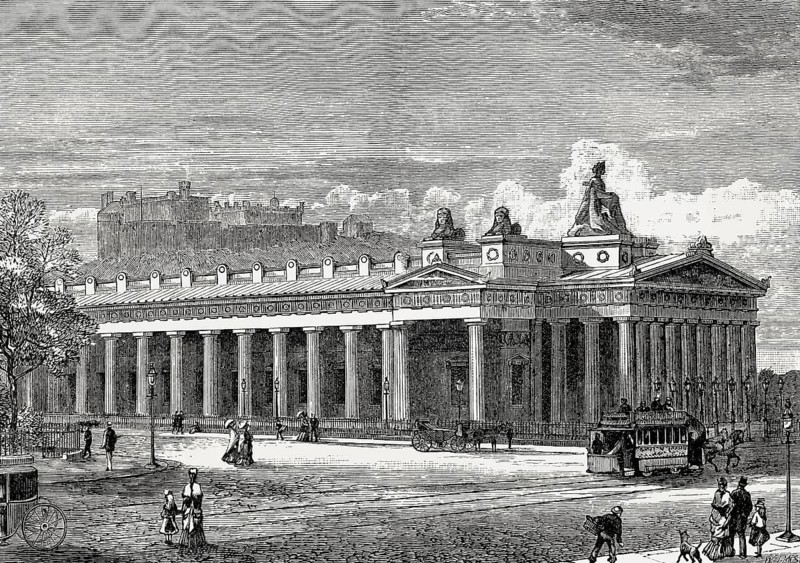 Royal Institution or Royal Scottish Academy, Edinburgh, Scotland, 19th century