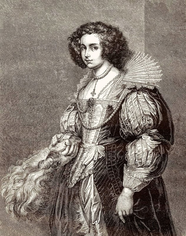 Bildnis der Marie-Louise von Taxis oder de Tassis von Antonis van Dyck
