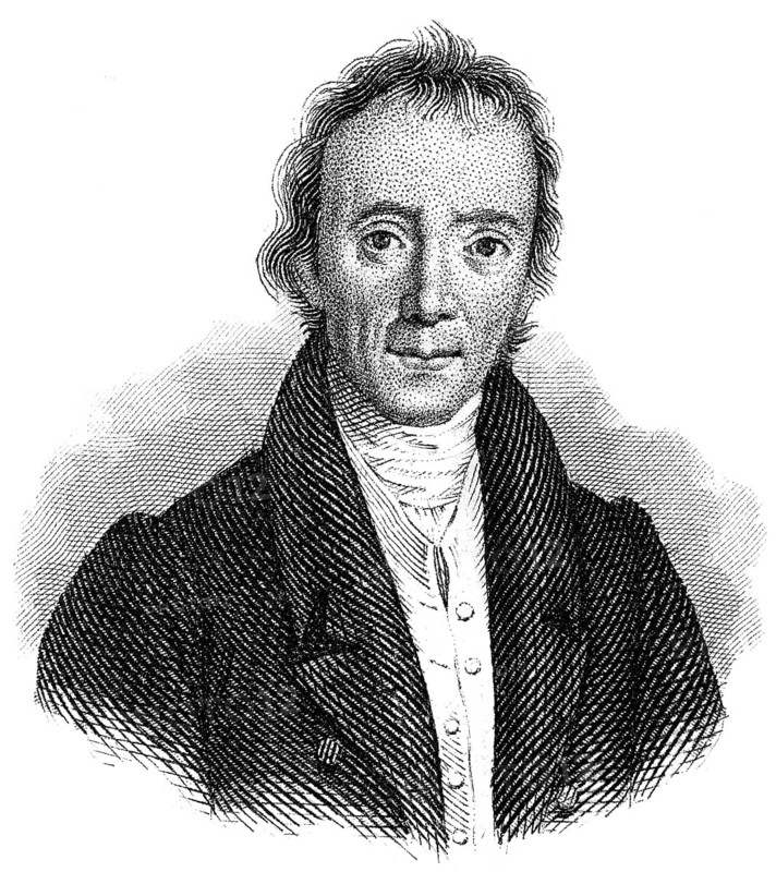 Portrait of Philipp Karl Hartmann, 1773 - 1830, a German physician, Portrait von Philipp Karl Hartmann, 1773 - 1830, Arzt und philosophischer Schriftsteller, Pathologe