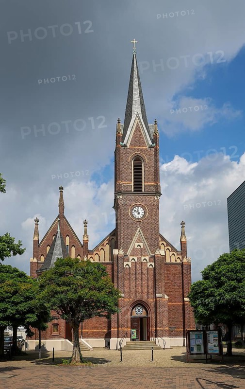 Bottrop, North Rhine-Westphalia, Germany, St Martin's Church, Protestant church