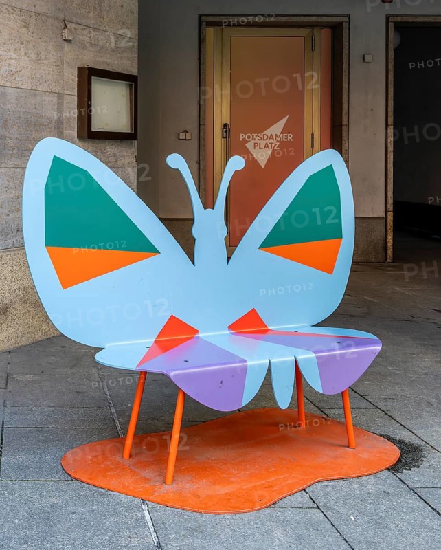 Seating furniture, Kunst am Potsdamer Platz, Berlin, Germany