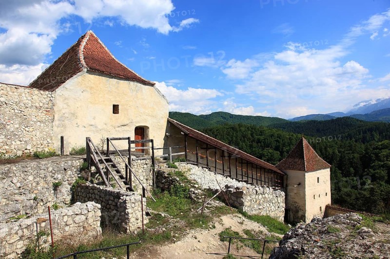 Rasnov Peasant Castle, Rosenau Castle, historical monument near Brasov, Brasov, in Romania
