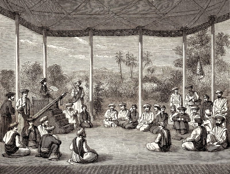 Koranunterricht in Indien, 19. Jahrhundert