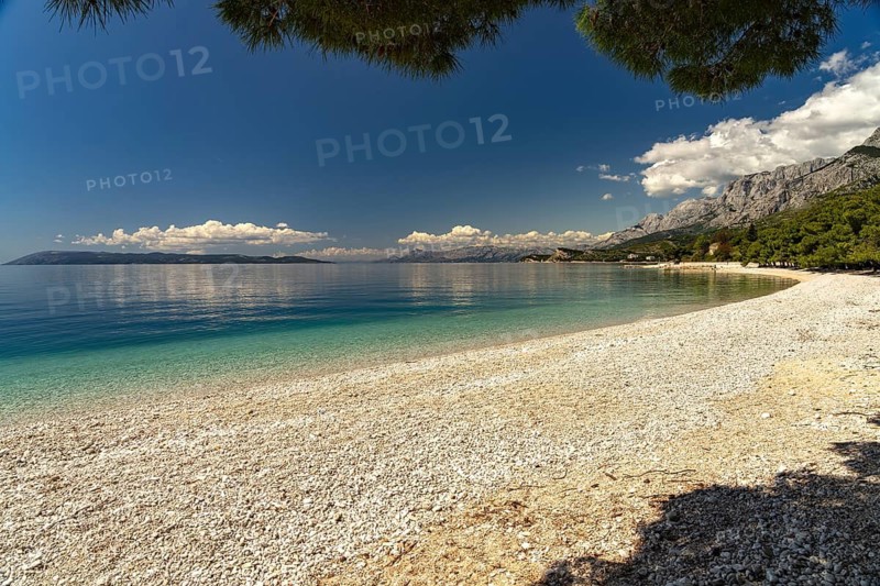 Dracevac beach near Podgora, Croatia
