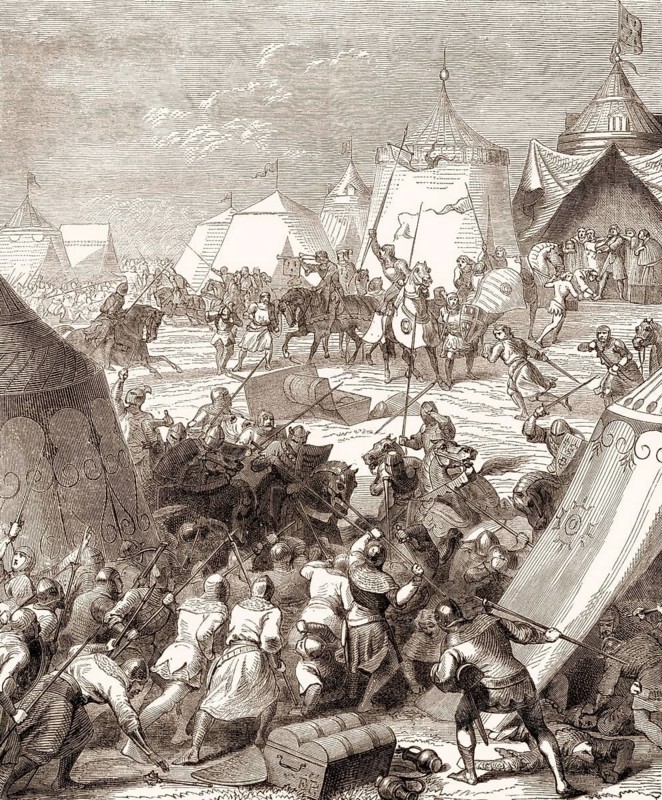 The Battle of Poitiers, 19 September 1356, Southern France, Hundred Years' War
