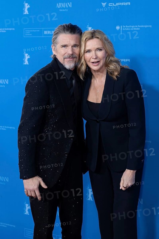 Ethan Hawke and Veronica Ferres on the Red Carpet in front of the premiere of The Weight at the Berlinale at the Zoo Palast on 17.02.2026. The 76th Berlin International Film Festival will take place from February 12 to 22, 2026