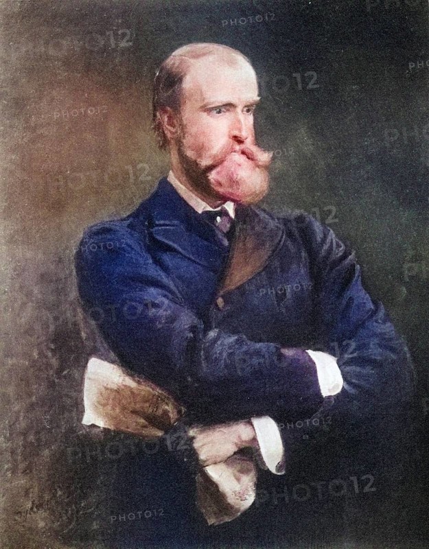Charles Stewart Parnell 1846-1891, Irish patriot and politician. From the painting by Sydney P. Hall, Historic, digitally restored reproduction from a 19th century original, Record date not stated