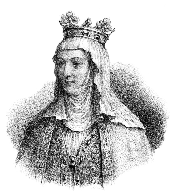 Clementia of Hungary, Clémence de Hongrie, Klementine von Ungarn, 1293-1328, queen of France and Navarre as the second wife of King Louis X