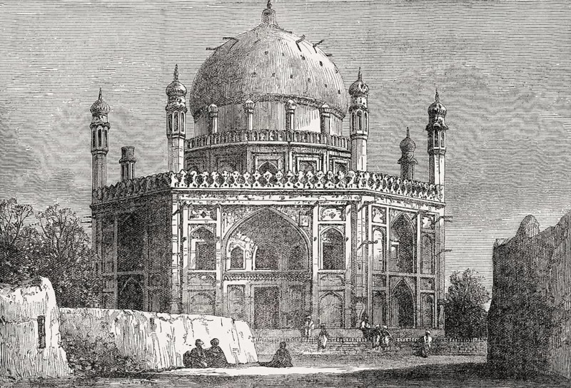 The Tomb of Ahmad Shah Durrani, Kandahar, Afghanistan, 19th century, From British Battles on Land and Sea, by James Grant