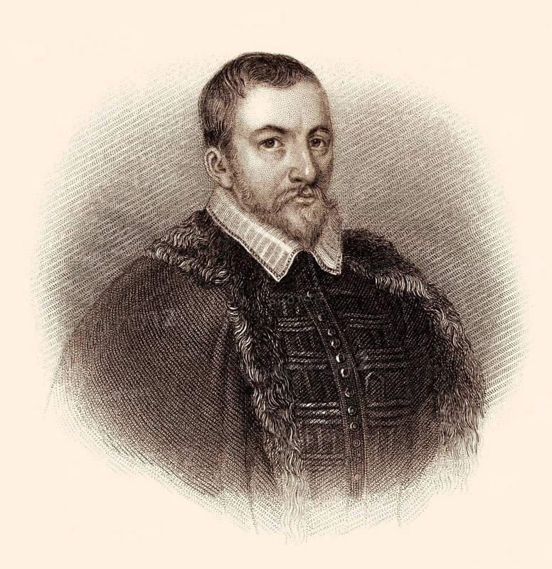 Sir Thomas Bodley, 1545-1613, englischer Diplomat und Gelehrter, Gründer der modernen Bodleian Library, Oxford