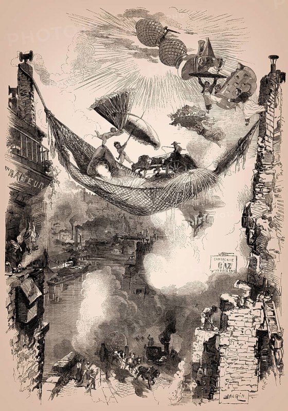 Paris in the summertime, France, 1863