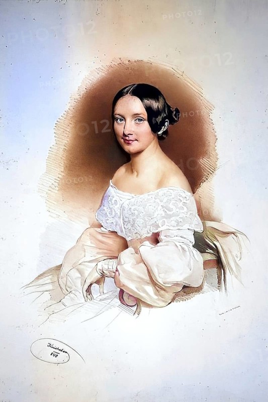 Luise Neumann, occasionally Louise Neumann, (born 7 December 1818 in Karlsruhe: died 17 October 1905 in Rabensburg) was a German actress, Historical, digitally restored reproduction from a 19th century original, Record date not stated