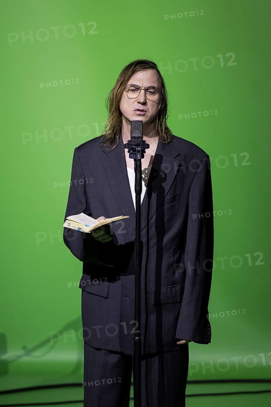 Lars Eidinger reads Hauspostille by Bertolt Brecht at Berlin's Friedrichstadtpalast on 20 January 2025
