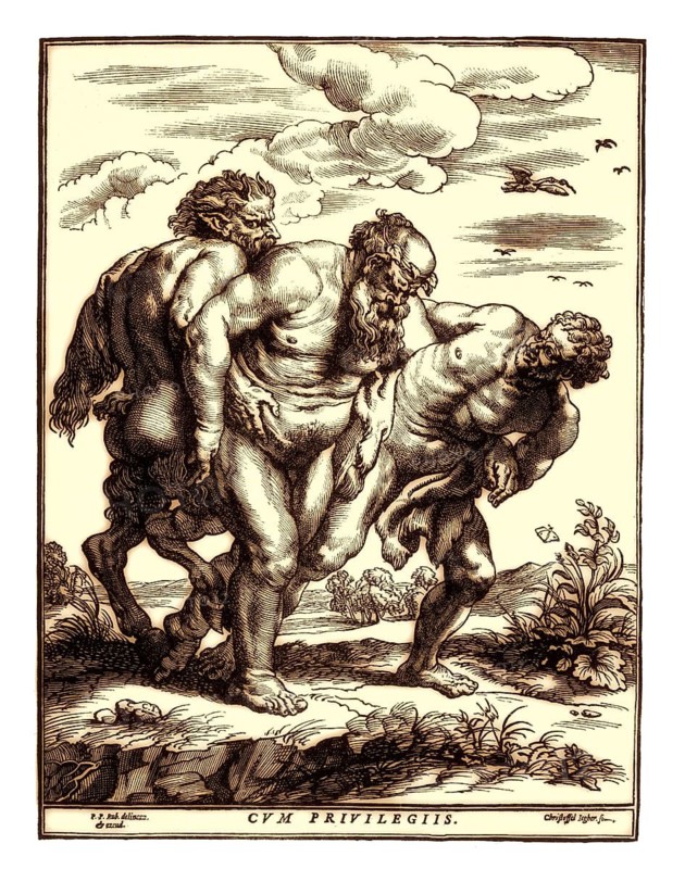 The March of Silenus, Christoffel Jegher after Rubens, 17th century, digitally restored