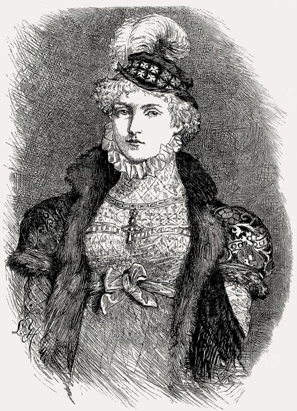 Philippine Welser, 1527, 1580, an Augsburg patrician's daughter and wife of Archduke Ferdinand II of Habsburg