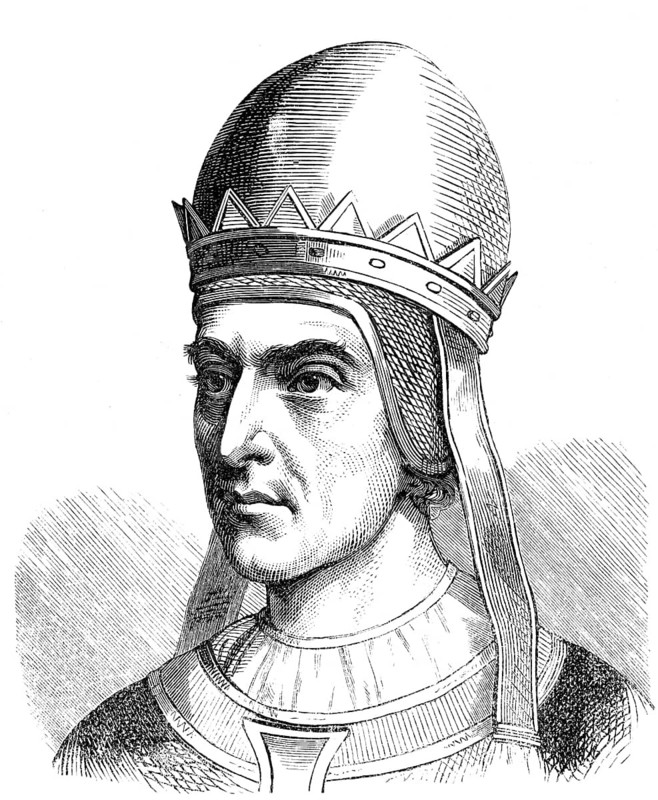 Gregory VII, c. 1015 – 1085, born Hildebrand of Sovana, was Pope from 22 April 1073 to his death in 1085