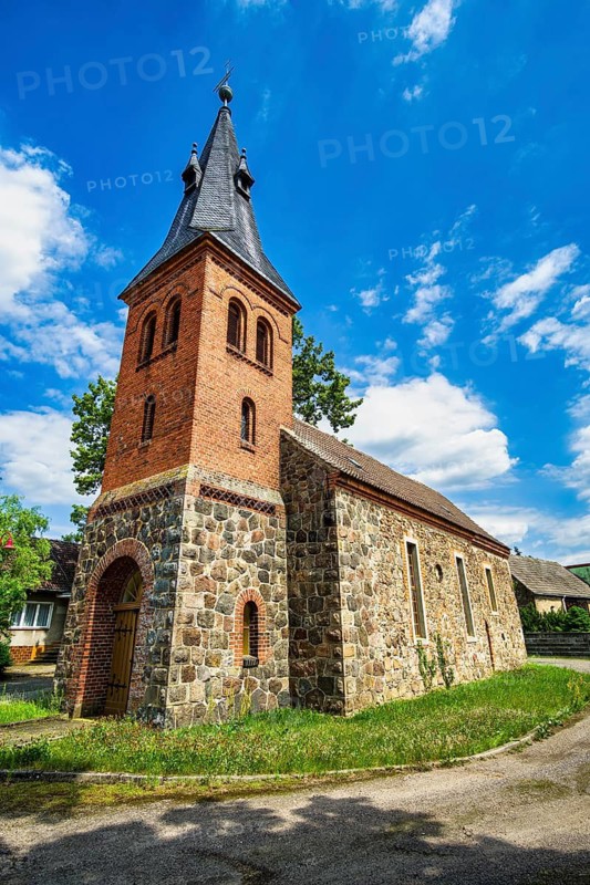 Klepzig village church, Wiesenburg Mark, Brandenburg, Germany