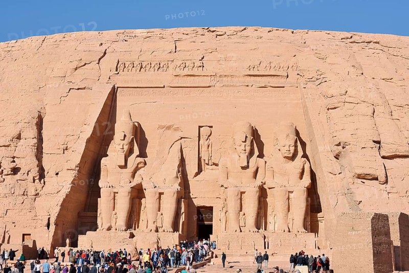 Colossal Statues of Ramesses II, Ramesses II Grand Temple, Abu Simbel Temple, UNESCO World Heritage Site, Nubia, Egypt
