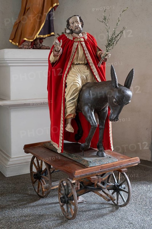 Palmesel in the parish church of St Peter and St Paul, Kirchstraße 25, Telfs, Tyrol, Austria