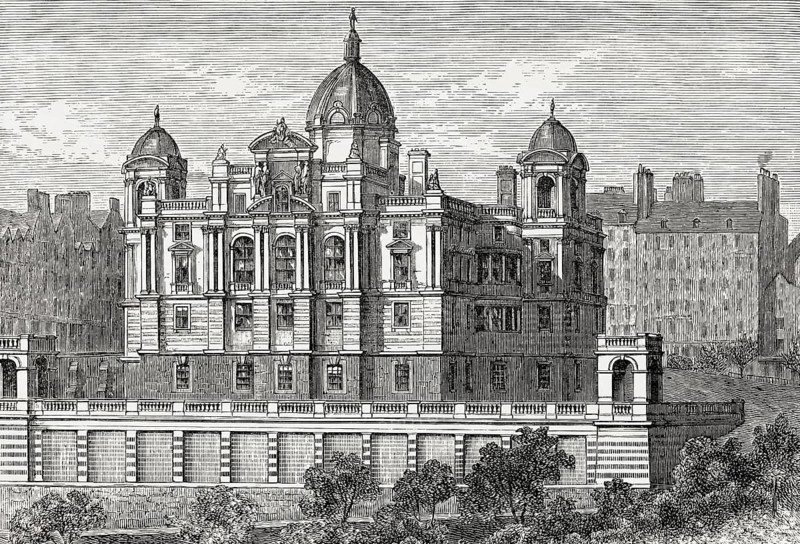 The Bank of Scotland, Edinburgh, Scotland, 19th century