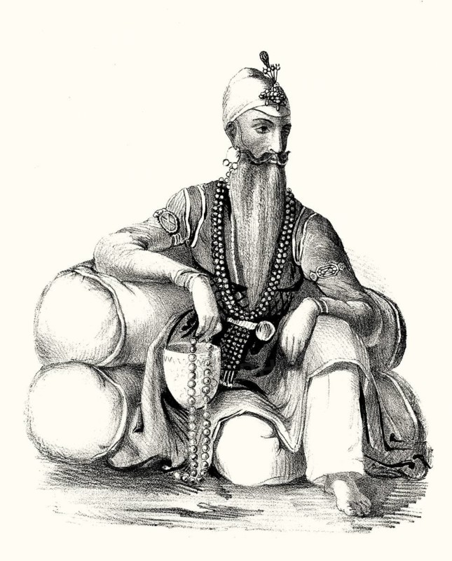 Maharaja Ranjit Singh, 1780 – 1839, the first Maharaja of the Sikh Empire