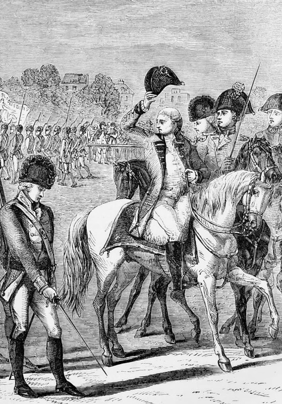 King George III views British volunteers during preparations for the 1804 invasion. There were military and civilian reactions to Napoleon's planned invasion of England in the United Kingdom, digital reproduction of a historical model