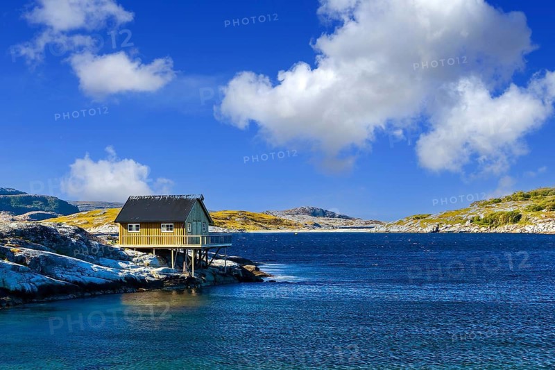 Norway, Scandinavia, weekend cottages, boathouses, Viksfjorden Norway
