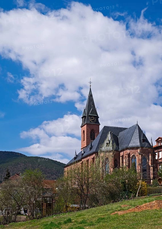 St Martin's Catholic Church in St Martin, Southern Palatinate, Palatinate, Rhineland-Palatinate, Germany
