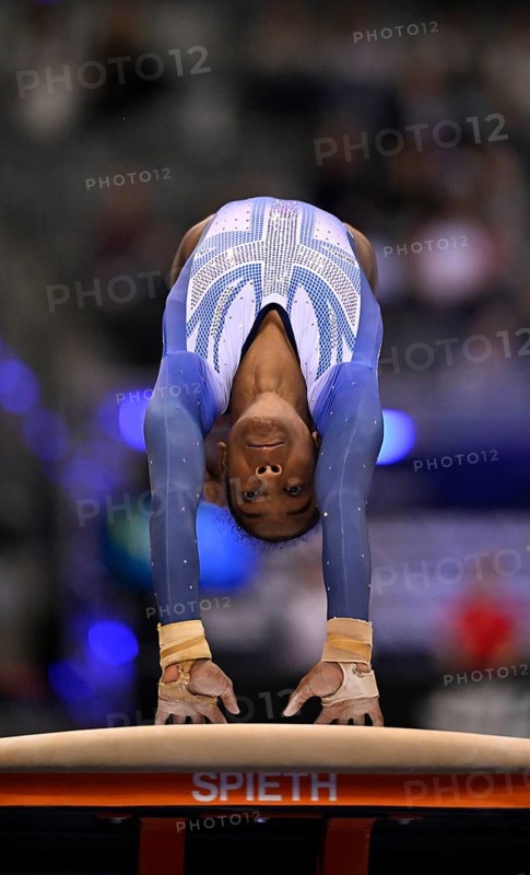 Jenitha Johnson GBR Vault Action Gymnastics, EnBW DTB-Pokal, Porsche-Arena, Stuttgart, Baden-Württemberg, Germany