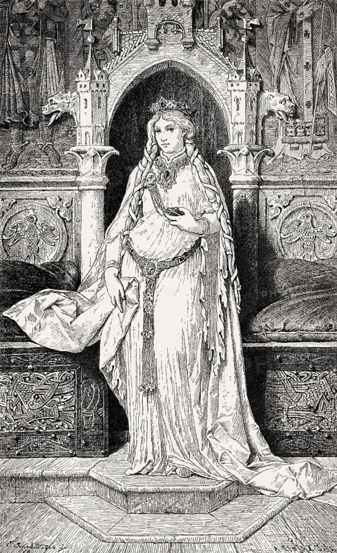 Iseult or Isolde, legend of Tristan and Iseult