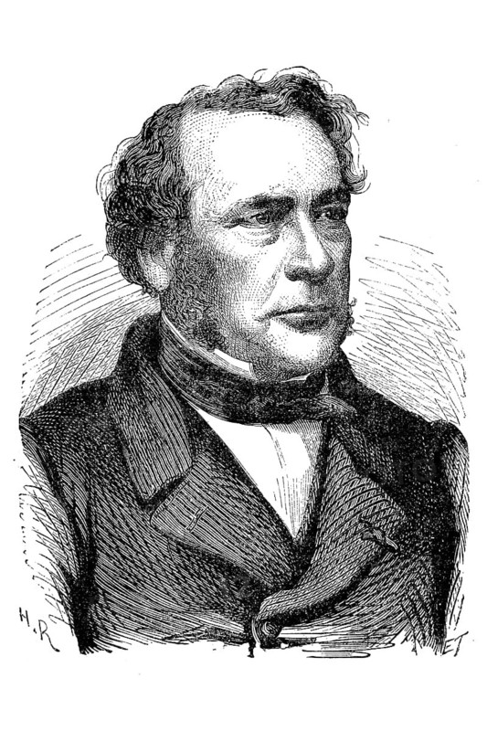 Jean-Baptiste Joseph Dieudonné Boussingault, 2 February 1802, 11 May 1887, French chemist and agronomist, Historical, digital reproduction of an original from the 19th century