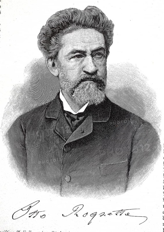 Otto Roquette, 19 April 1824 - 18 March 1896, a German writer, digital reproduction of a 19th century original, historical