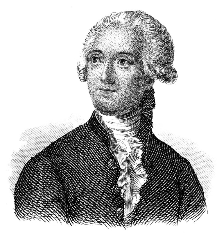 Portrait of Antoine-Laurent de Lavoisier, 1743 - 1794, a French nobleman and chemist, Father of Modern Chemistry, Portrait von Antoine Laurent de Lavoisier, 1743 - 1794, ein französischer Chemiker und Rechtsanwalt
