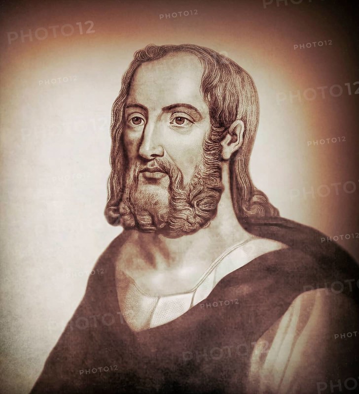 Gaius Plinius Secundus, AD 23/24 – 79, called Pliny the Elder, Roman author, digitally altered